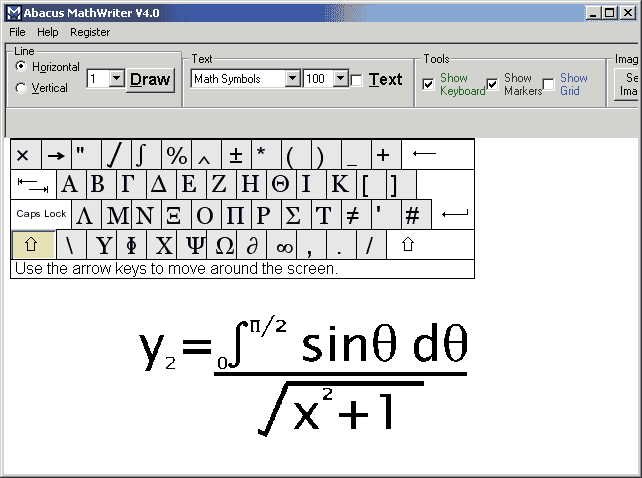 Abacus Math Writer