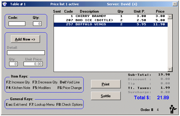 Multi Pos for Restaurant