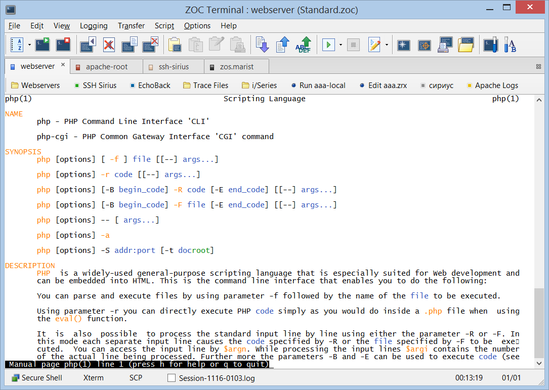ZOC9 Terminal (SSH Client and Telnet)