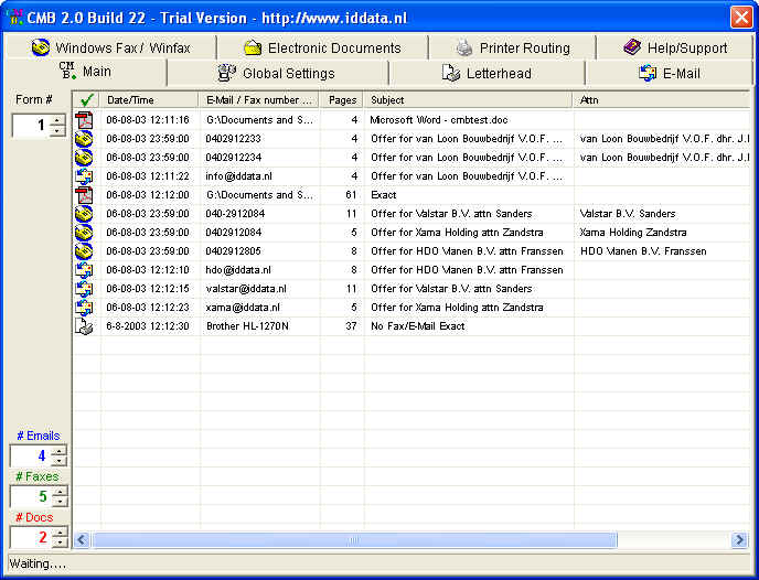 AutoDoc HSE Fax/E-Mail/SMS/Archive