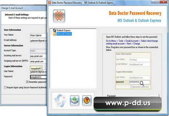 Outlook Password Salvage Software