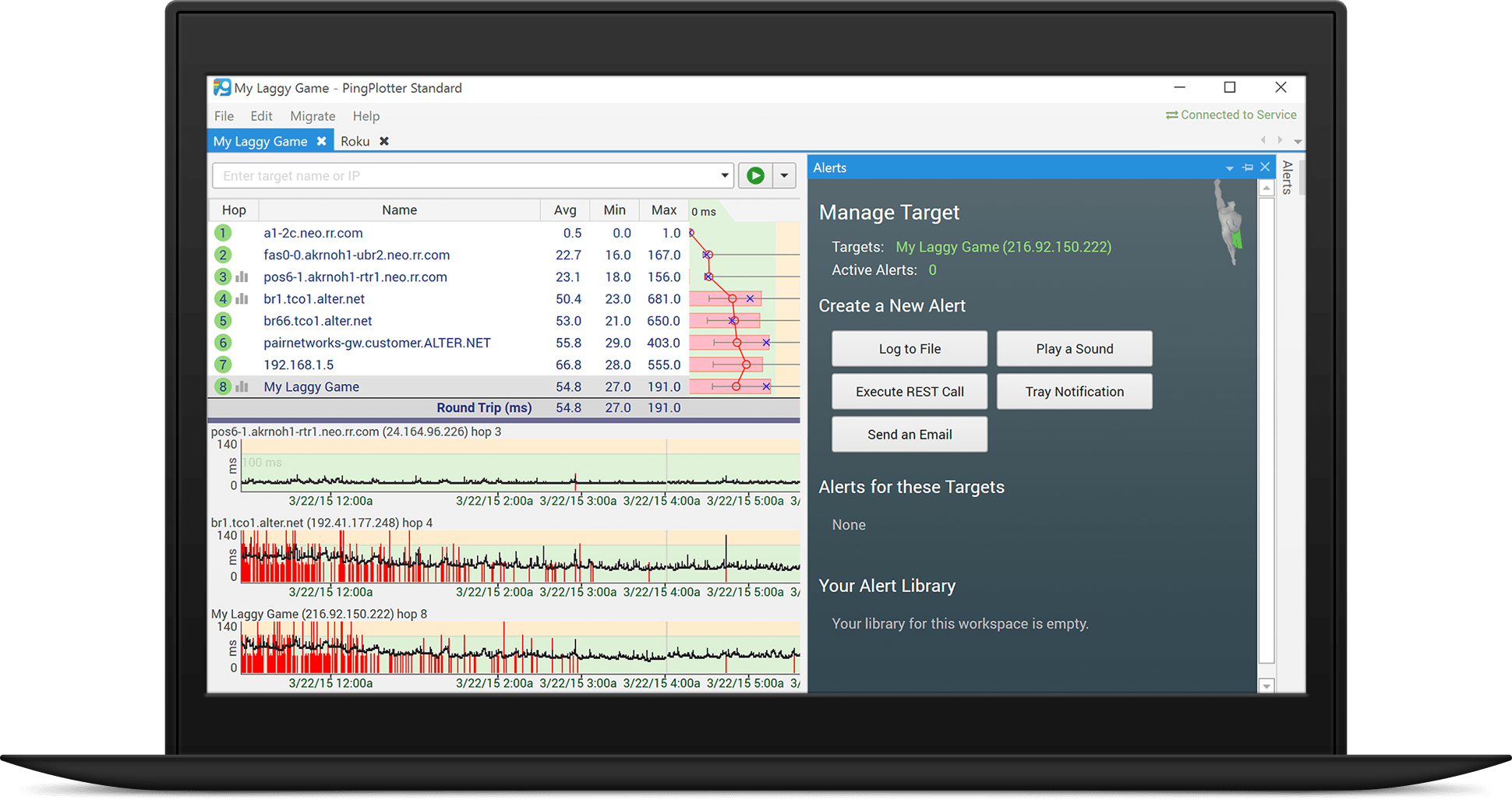 PingPlotter Standard