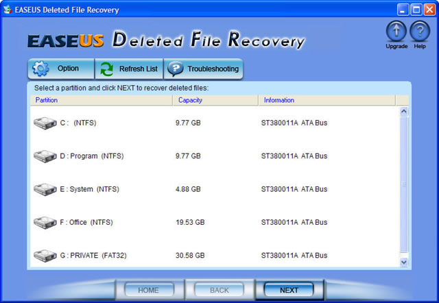 EaseUS Deleted File Recovery