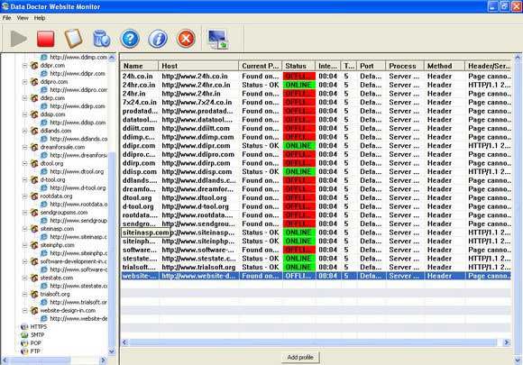 Web Domain Monitor Software