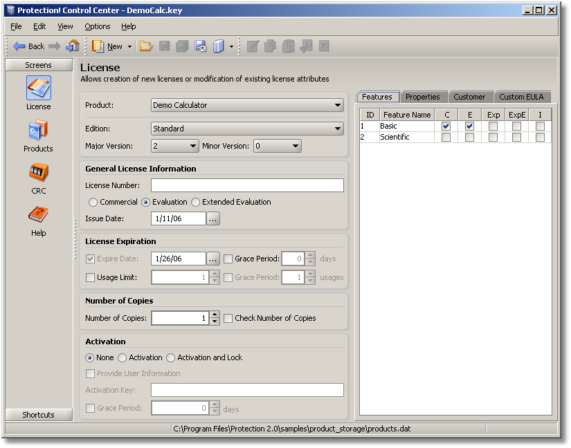 Protection! Licensing Toolkit