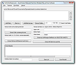 Excel Extract Data and Text from Multiple Files at Once Icon