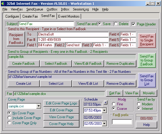 32bit Internet Fax