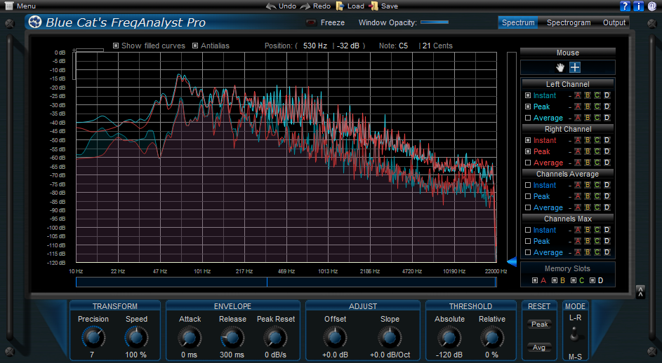 Blue Cat's FreqAnalyst Pro