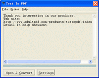 Text To PDF COM/SDK