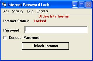 Internet Password Lock