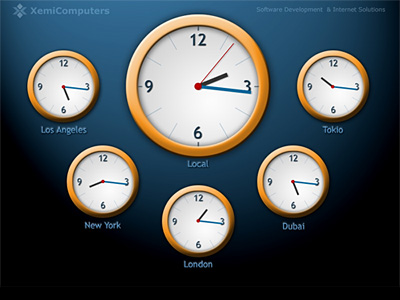 World Clock ScreenSaver