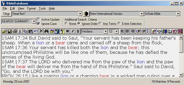BibleDatabase