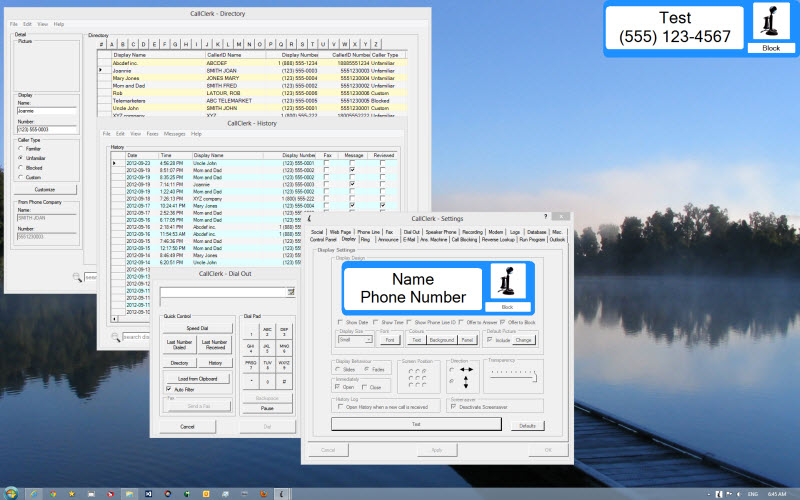 CallClerk Caller ID Software