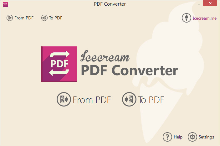 Icecream PDF Converter