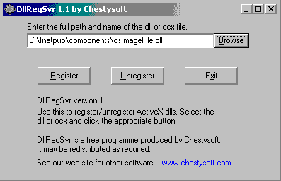 DLLRegSvr