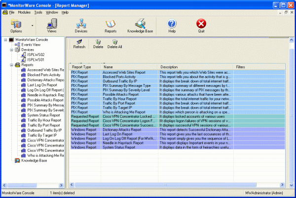 MonitorWare Console