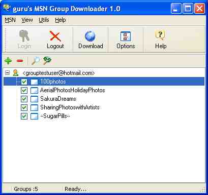 MSN Group Downloader