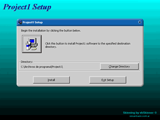 Multilingual VB6 Setup program with skin