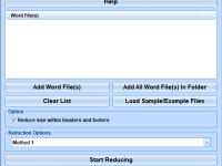 MS Word File Size Reduce Software