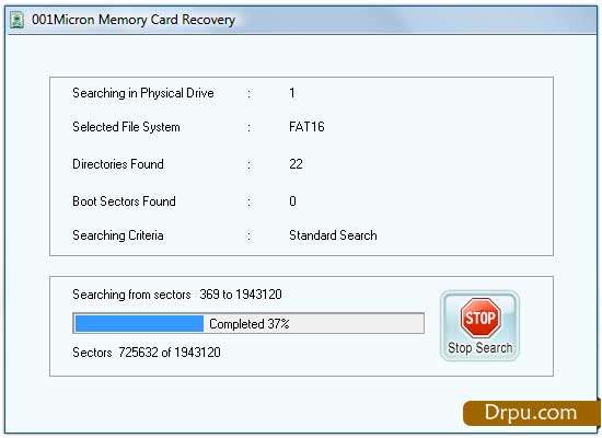 Memory Card Data Restore Software