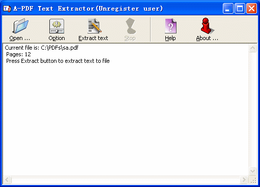 A-PDF Text Extractor