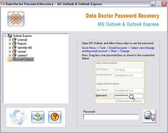 OE Password Recovery