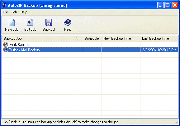 AutoZIP Backup