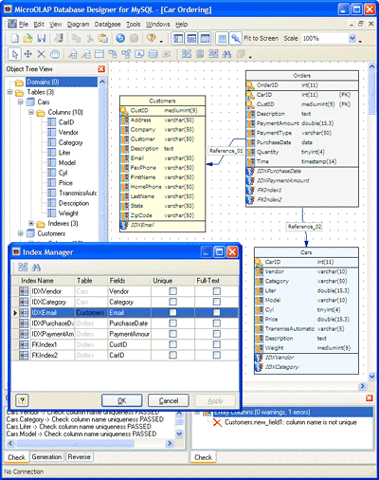 Database Designer for MySQL