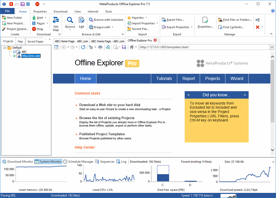 Offline Explorer Pro