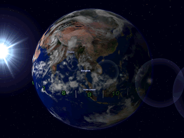 3D Earth Screensaver