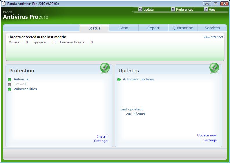 Panda Antivirus Pro 2010