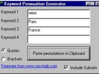 Keyword Permutation Generator