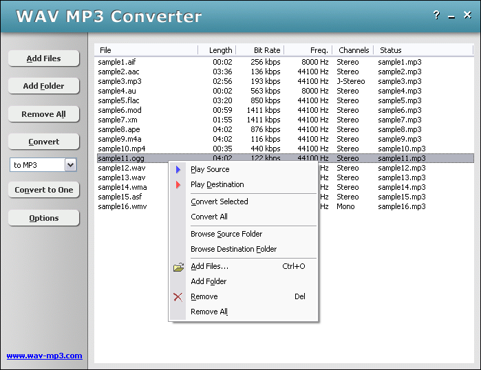 HooTech WAV MP3 Converter