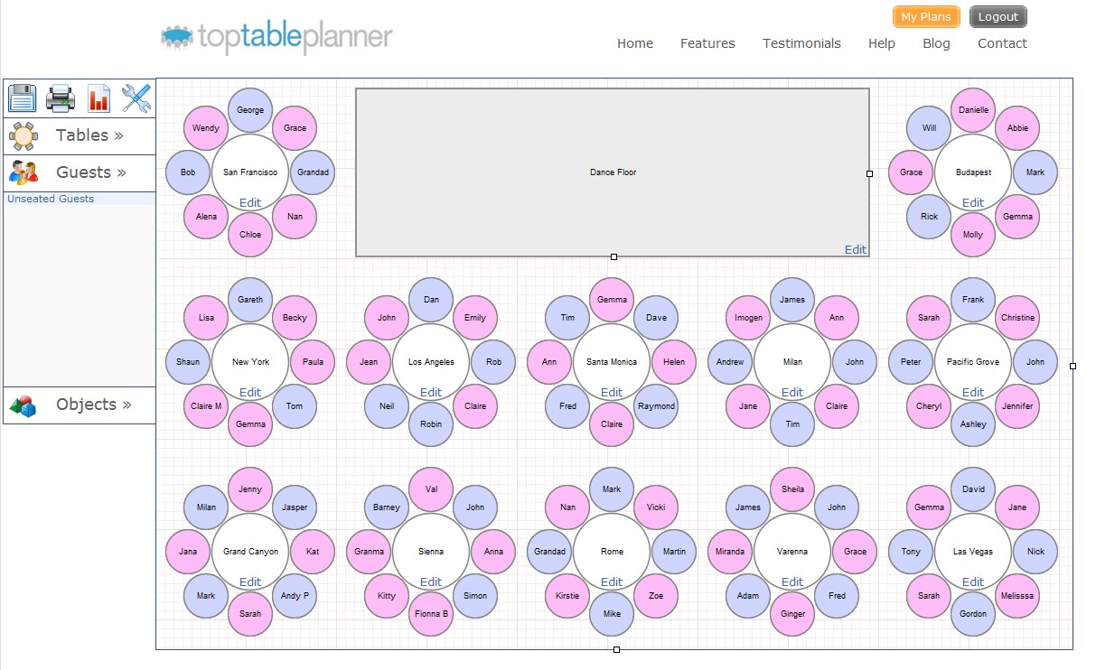 Toptableplanner