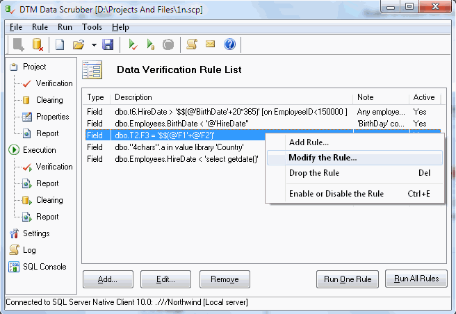 DTM Data Scrubber