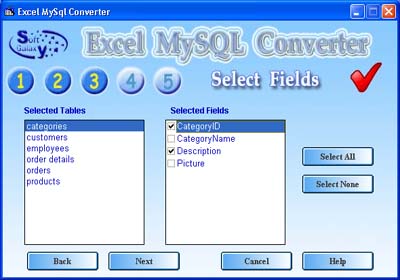 Excel MySQL 