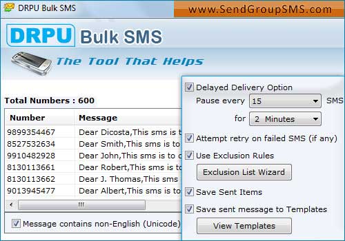 Bulk SMS Software