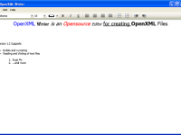 OpenXML Writer