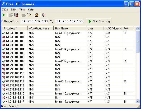 Free IP Scanner