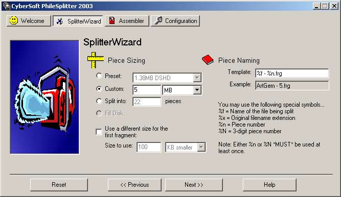 CyberSoft PhileSplitter 2003