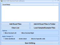 Excel Shift Decimal Point Software