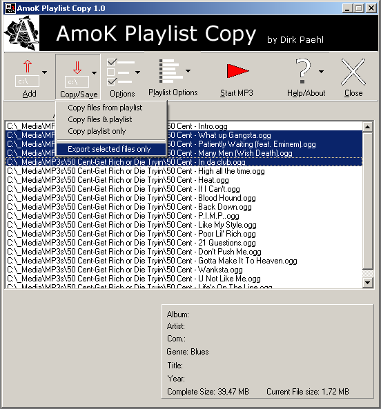 AmoK Playlist Copy