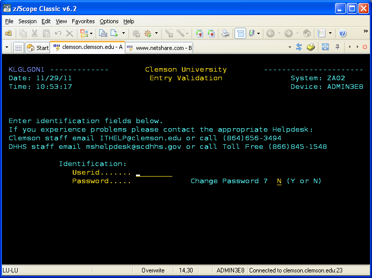 z/Scope Classic Terminal Emulator