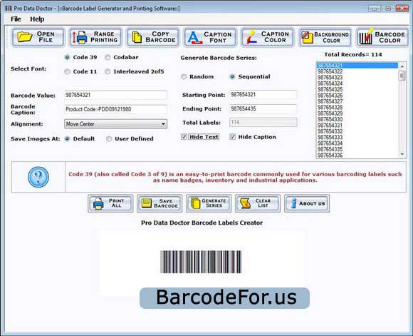 Barcode and Labeling Software