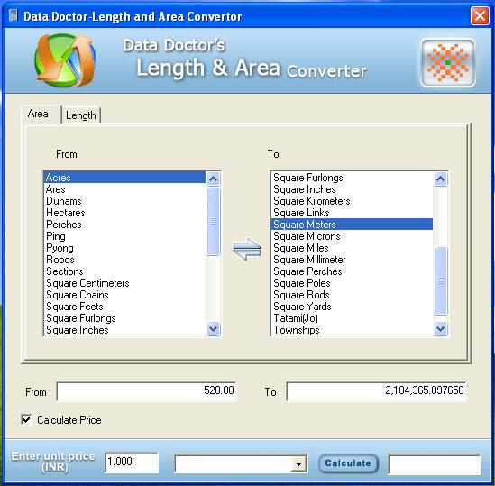 Unit Converter and Price Calculator Tool