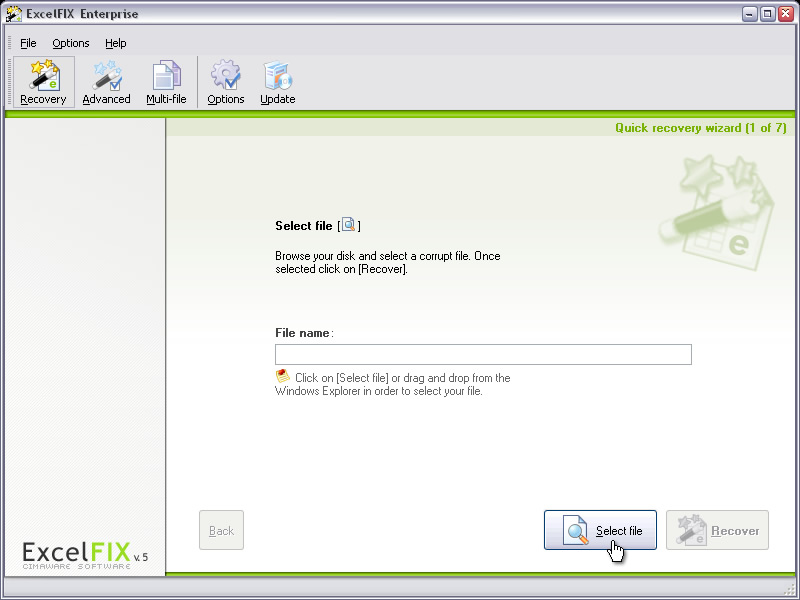 ExcelFIX Excel File Recovery