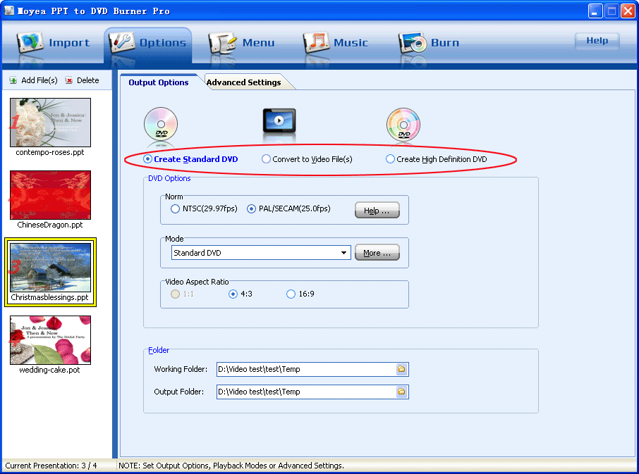 Moyea PPT to DVD Burner Pro
