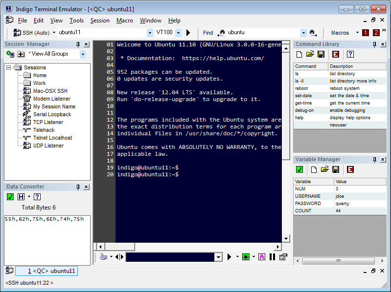 Indigo Terminal Emulator