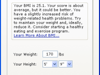 BMI Calculator (Body Mass Index)