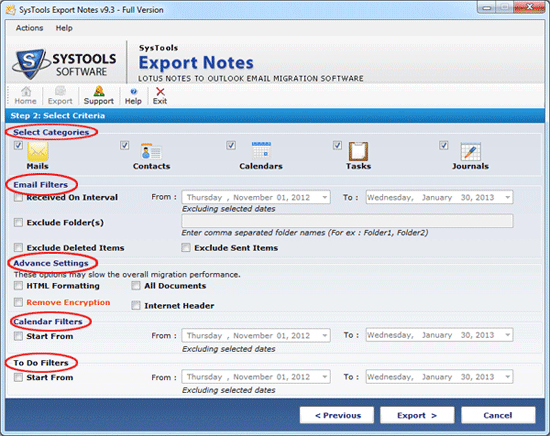 Migrate NSF to PST